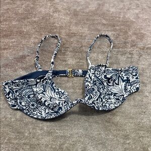 Floral Print Underwire Bikini Top